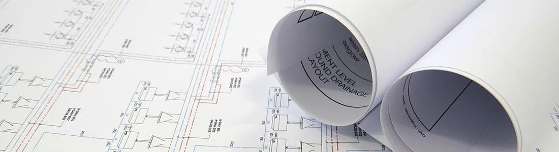 Technische-Zeichnungen copy-print, CAD-Plots