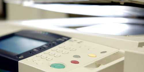 Photocopier Control Panel
