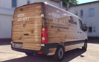 Car Wrapping-Holzanimation